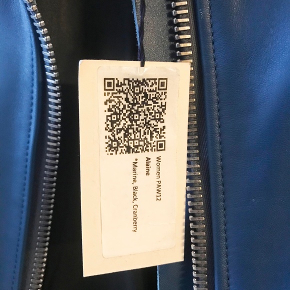 Acne blue leather jacket - Picture 7 of 7